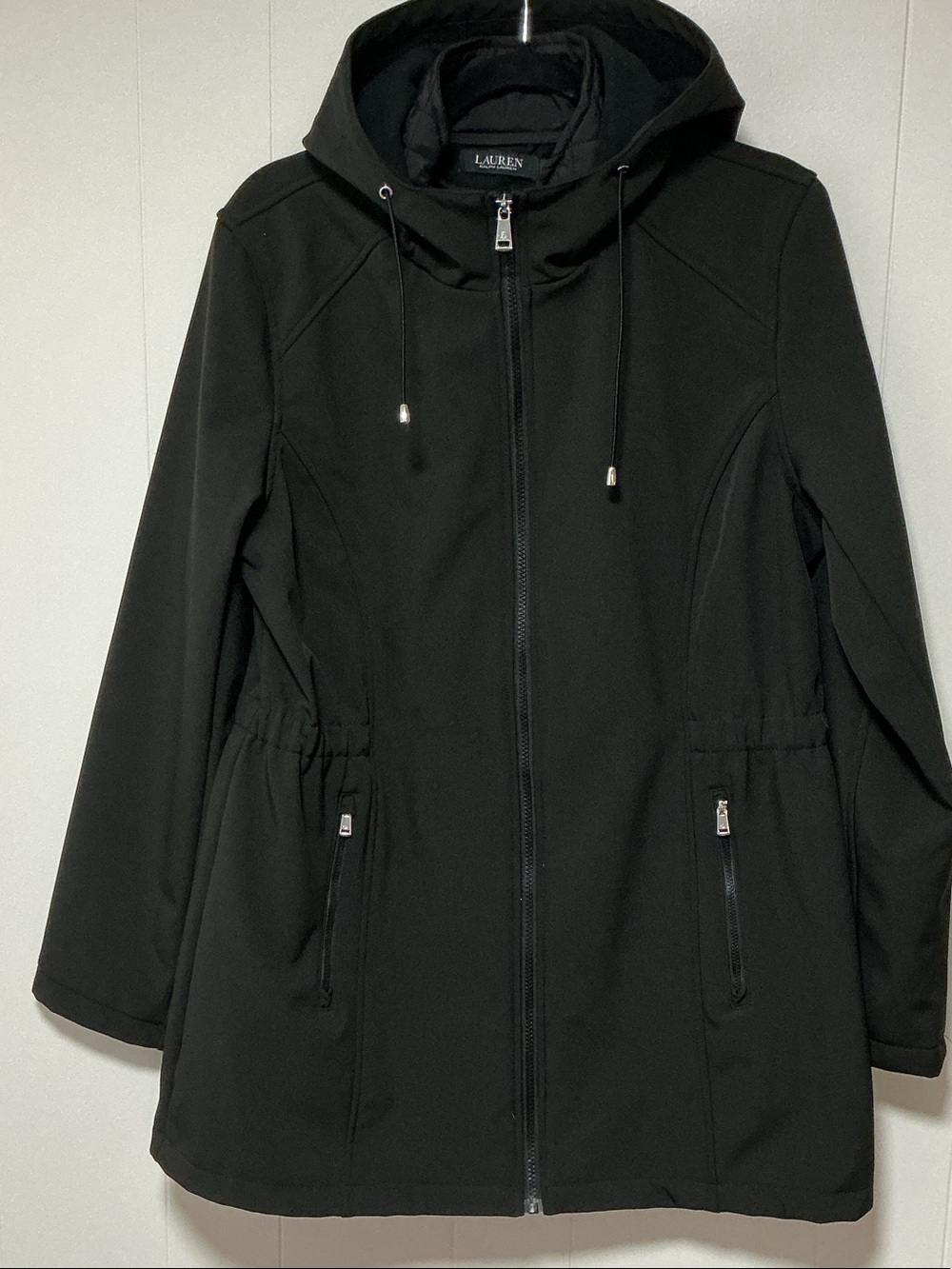 Ralph Lauren Black Hooded Utility Jacket